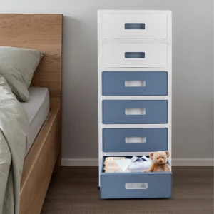 6 Tier Drawer Cabinet Plastic Drawer Tower - 35*26*83.5cm