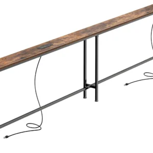 102 Inch X 5.9 Inch Sofa Table - 2 Power Outlets and USB-C Ports