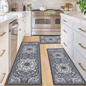 3 pcs set floor mat Bohemian style rugs - Non-slip