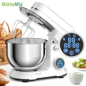BioloMix Kitchen Food Stand Mixer, 1200W 11-Speeds DC Motor