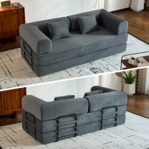79" Folding Convertible Sofa Bed
