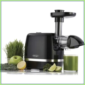 Slow Masticating Juicer Extractor, 150W Cold Press, Black, Quiet & Compact