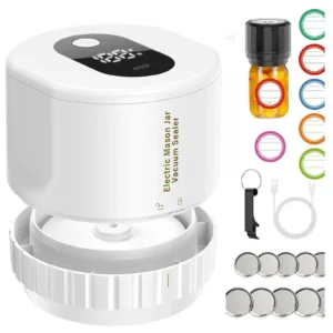 Electric Jar Vacuum Sealer for Wide or Regular Jars