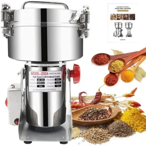 Electric Grain Spice Mill Stainless Steel High Speed